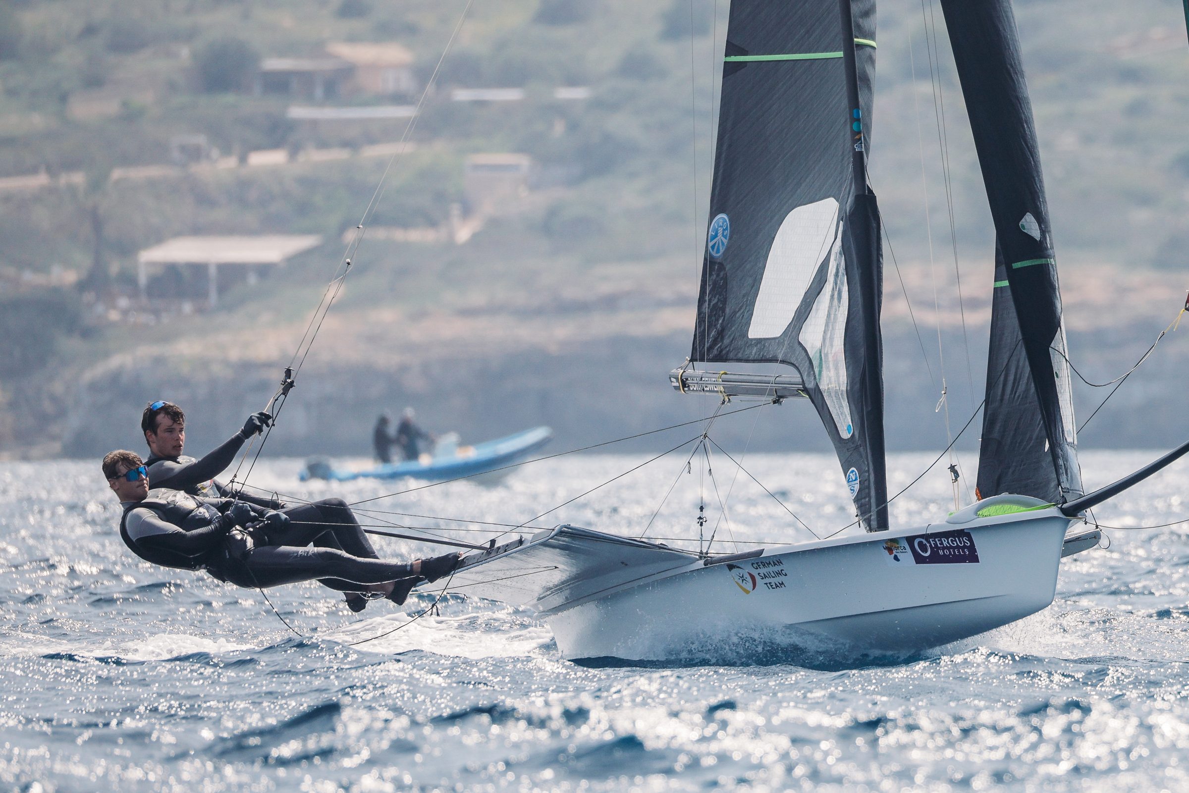 49er Sailing Action